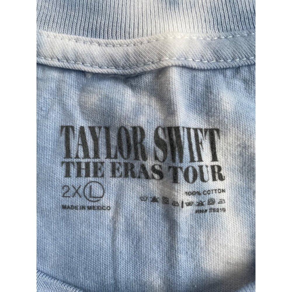 Women's 2XL XXL Eras Tour Concert Merch Swag Tie Dye Graphic Tank Top NWT - Picture 5 of 6